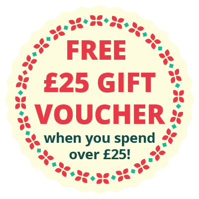 £25 gift voucher when you spend over £25