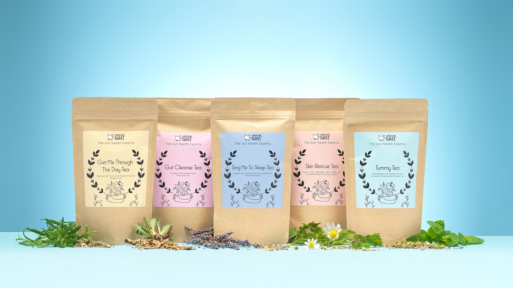 Loose Leaf Herbal Teas from Chuckling Goat