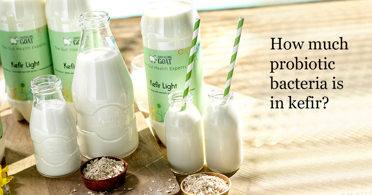 Image of Chucking Goat Kefir Light in bottles and glasses with straws.
