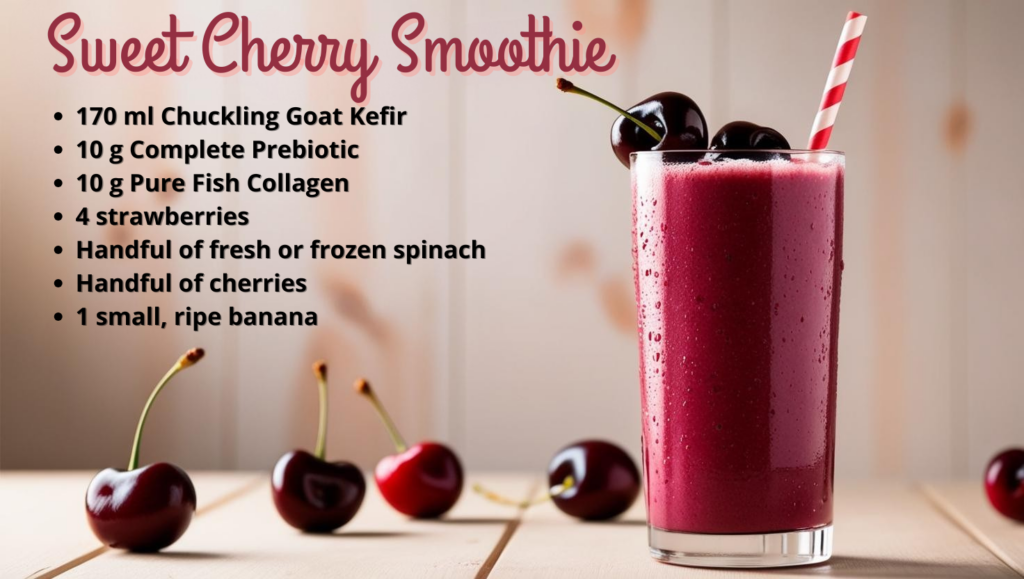 Sweet cherry recipe ingredients