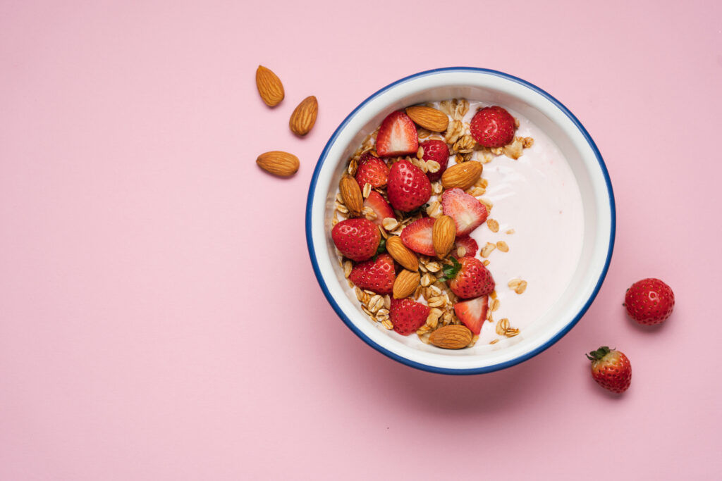 Strawberry and dark chocolate granola – a delicious way to start your day!
