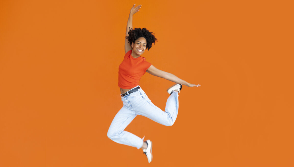 energy, energy levels, boost, happy young woman, energetic